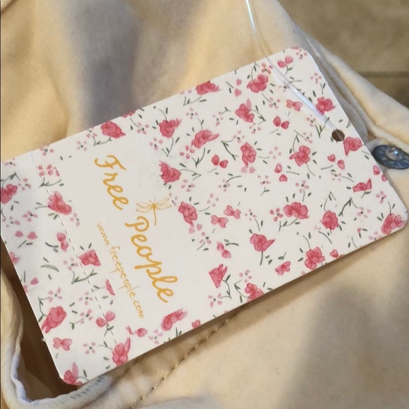 Free People Pearl Jeans Suade Smooth Material 32 - Picture 8 of 12